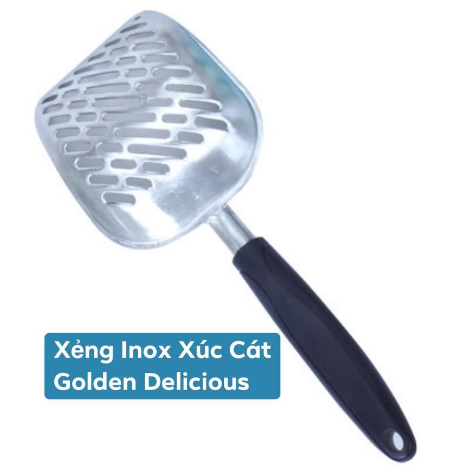 Xẻng Xúc Cát Vệ Sinh Mèo Chất Liệu Inox Siêu Chắc Chắn - Chống Gãy - Kích Thước Lớn - Xúc Tốt Nhất Thị Trường