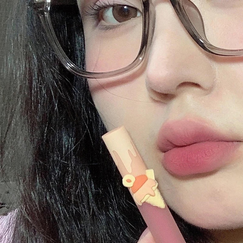 Đường Đua® Son Môi Dưỡng Ẩm Chống Dính Không Phai Thiết Kế Hình Cây Kem