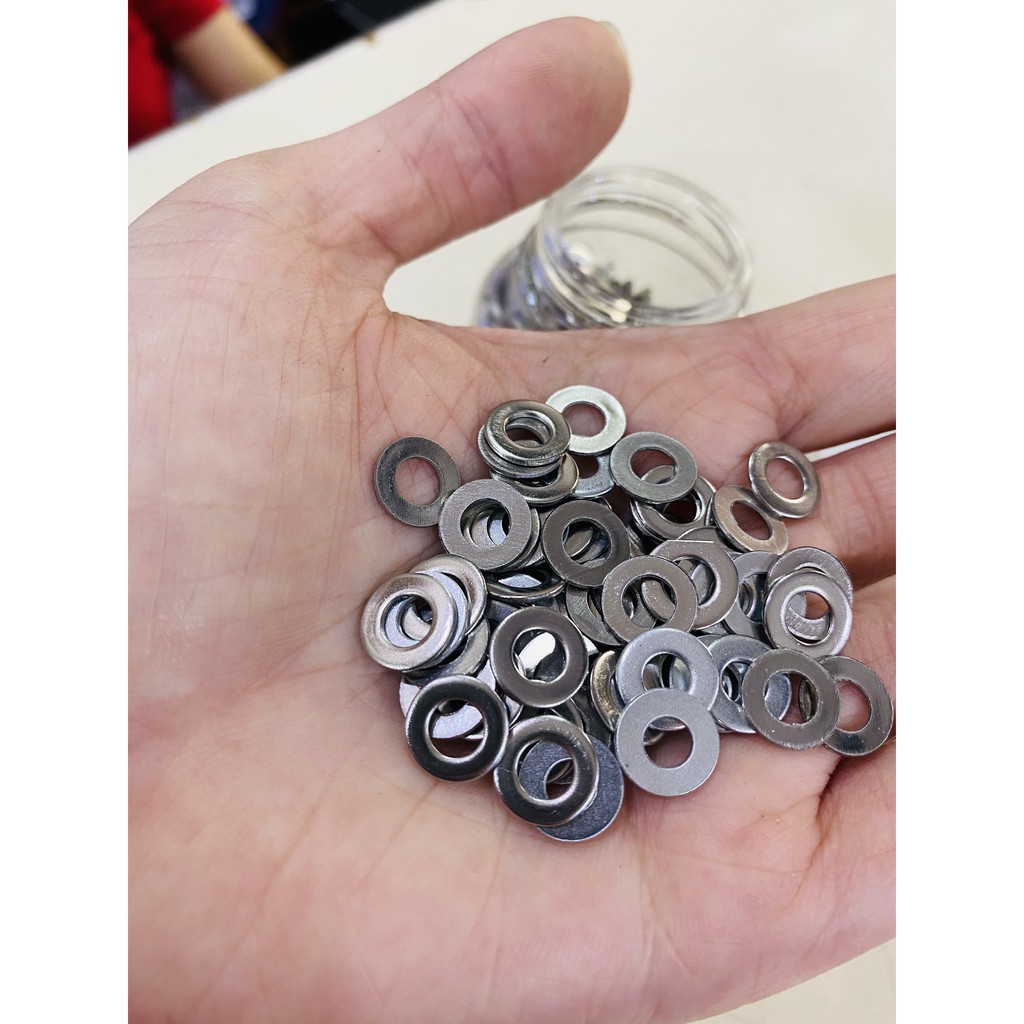 Long Đền Inox Dành Cho Ốc 5 li (Bịch 5 Cái)
