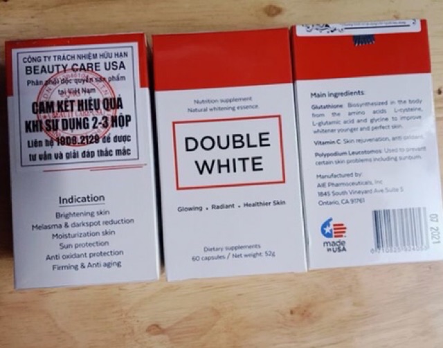 DOUBLE White viên uống trắng da | BigBuy360 - bigbuy360.vn