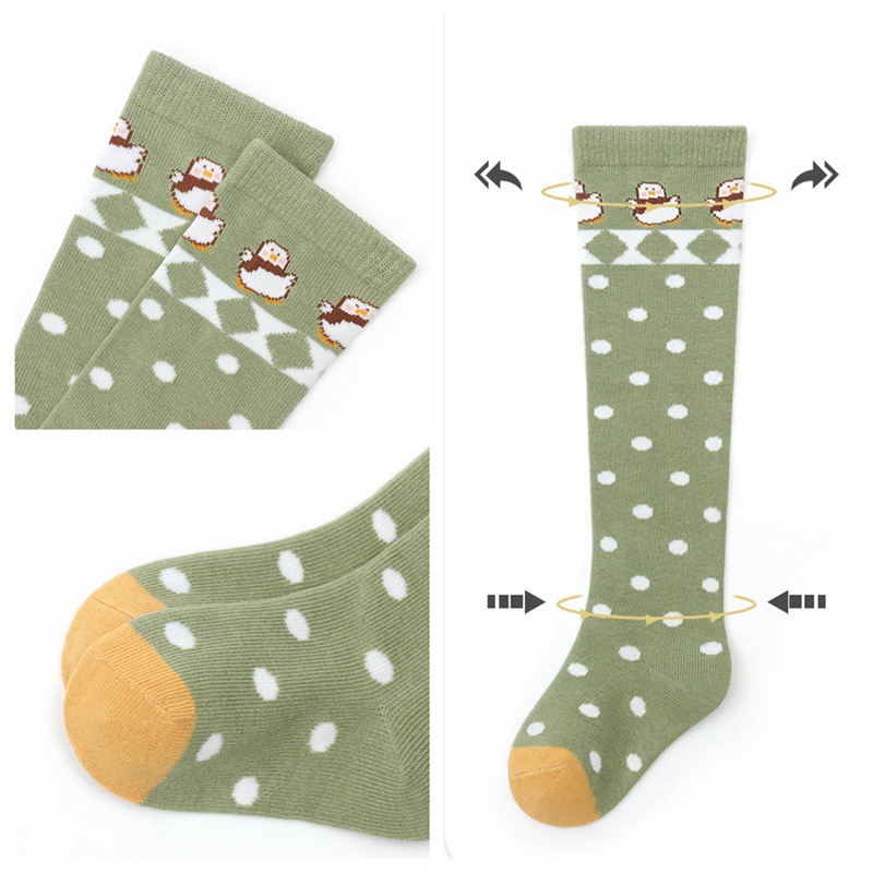 Set 3 Đôi Tất Cotton Dễ Thương Cho Bé 0-3 Tuổi