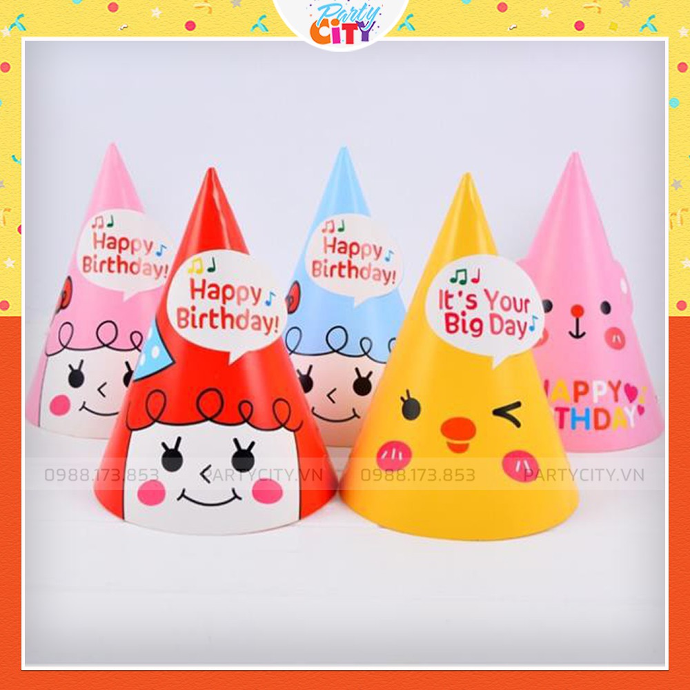 Mũ Sinh Nhật Dễ Thương Cho Bé Nhiêu Mẫu