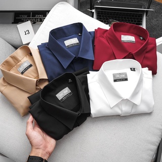 Áo sơmi tay ngắn SLIMFIT 💖1 chiếc sơmi không nhăn cho ngày dài năng động - SMEH4
