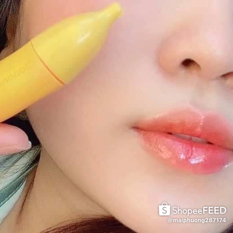 [GIÁ SỈ rẻ nhất HCM] Son chuối Filler Lipstick khử thâm collagen tặng son lỳ cao cấp