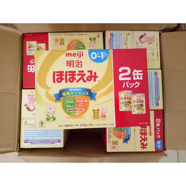 Sữa Meiji lon hàng xách tay Nhật 820g