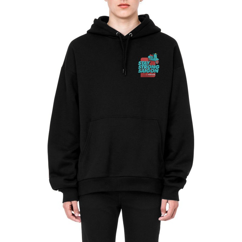 Áo Hoodie Đôi Form Rộng Chất Nỉ Bông Cotton Dày Dặn SAIGON kèm ảnh thật | BigBuy360 - bigbuy360.vn