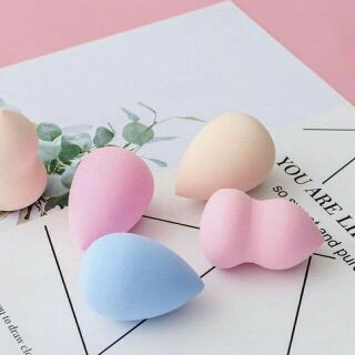 [RẺ VÔ ĐỊCH] Mút tán kem nền, Bông phấn trang điểm nội địa trung