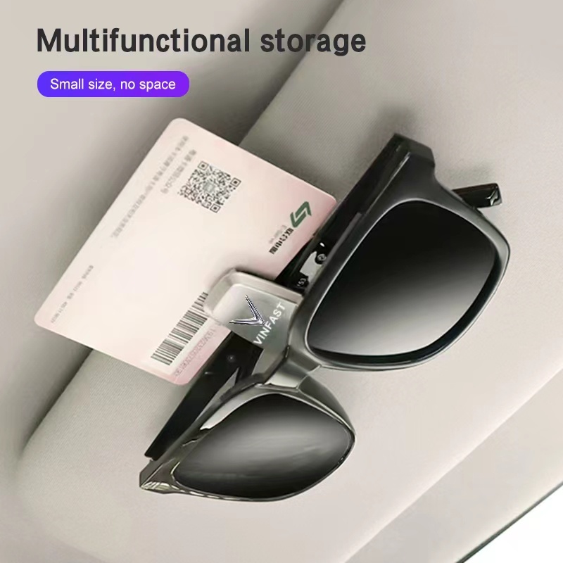 Kẹp Giữ Kính Mát Gắn Trong Xe Hơi Vinfast VF8 VF9 VF e34 VF5 VF7 LUX2.0 LUX a2.0 VF33