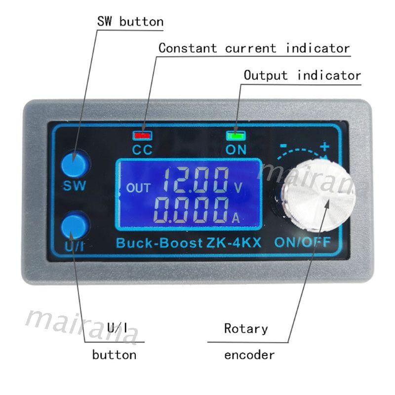 Bộ chuyển đổi mô đun tăng áp DC Zk-4Kx Cnc Cc Cv 0.5-30v 4a chuyên dụng