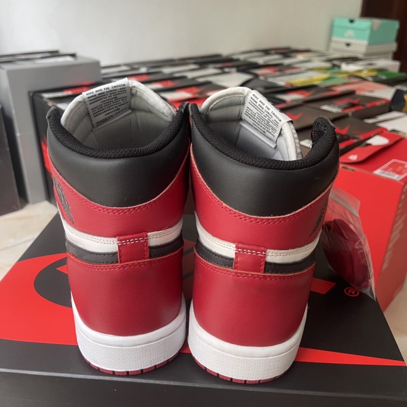 giày Air Jordan 1 High black toe | JD 1 Bản cao cấp