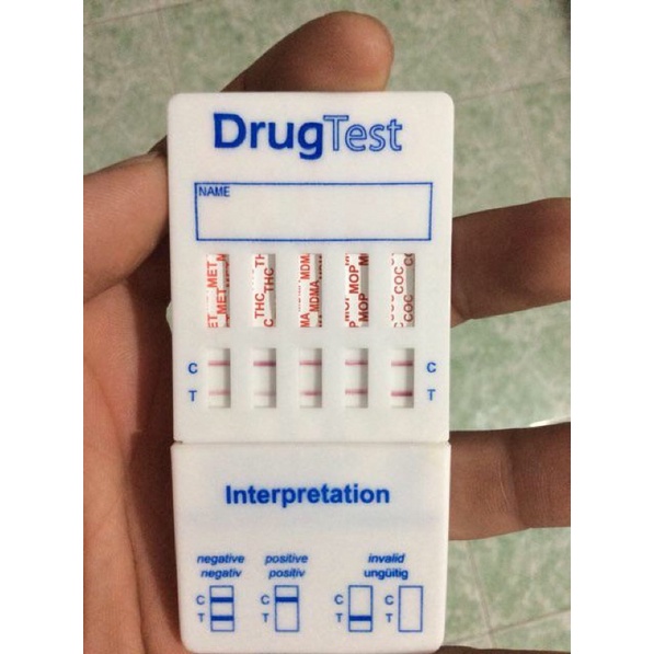 ❤️ Que thử test thử nhanh tại nhà ma túy chất gây nghiện 5 chân Fastep MỸ,Test que thử ma túy tổng hợp 5 chân