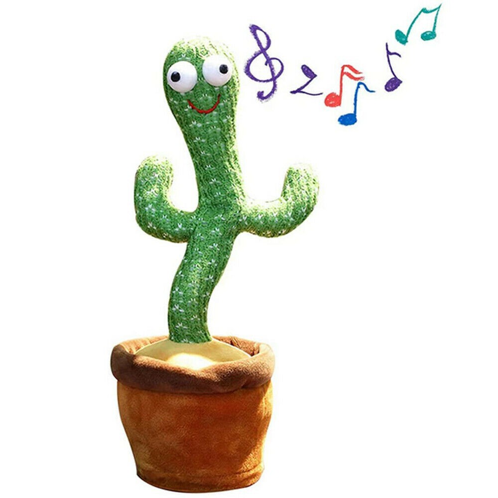 🌵Electronic Dancing Cactus Cây Xương Rồng Nhảy Múa Nhái Giọng Thu Âm 【YG】