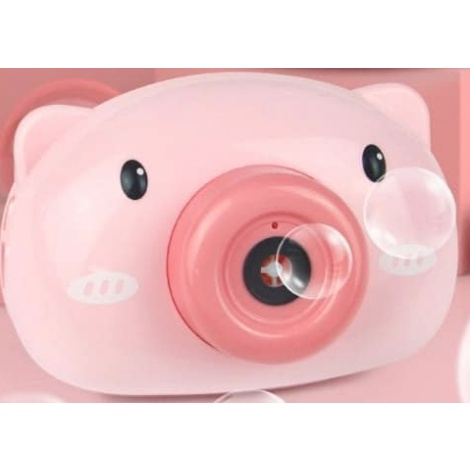 Đồ chơi máy ảnh bắn ra bong bóng xà phòng hình lợn - Đồ chơi vui nhộn thổi bong bóng, tăng cường vận động cho bé