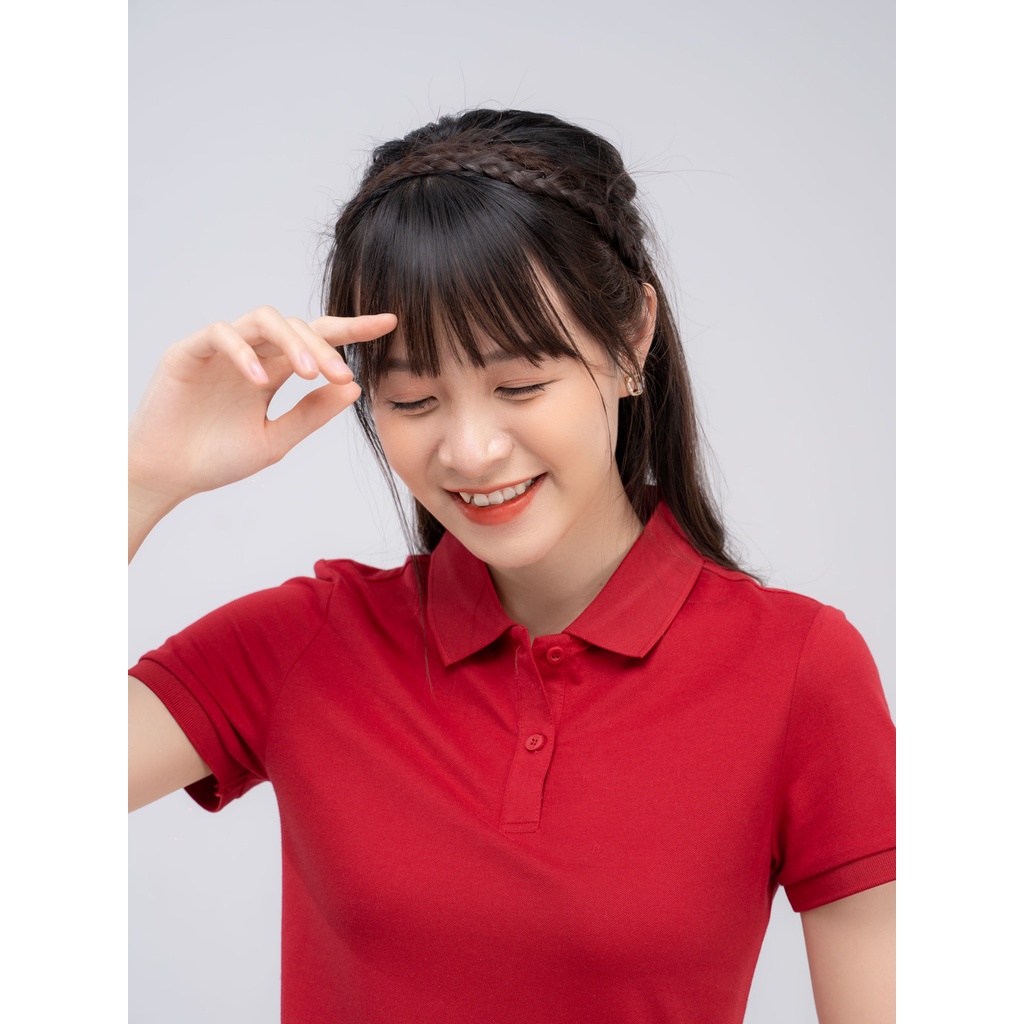 Áo polo nữ Mắt Chim YODY trơn áo cộc tay có cổ trơn nhiều màu cao cấp thấm hút tốt -APN5308