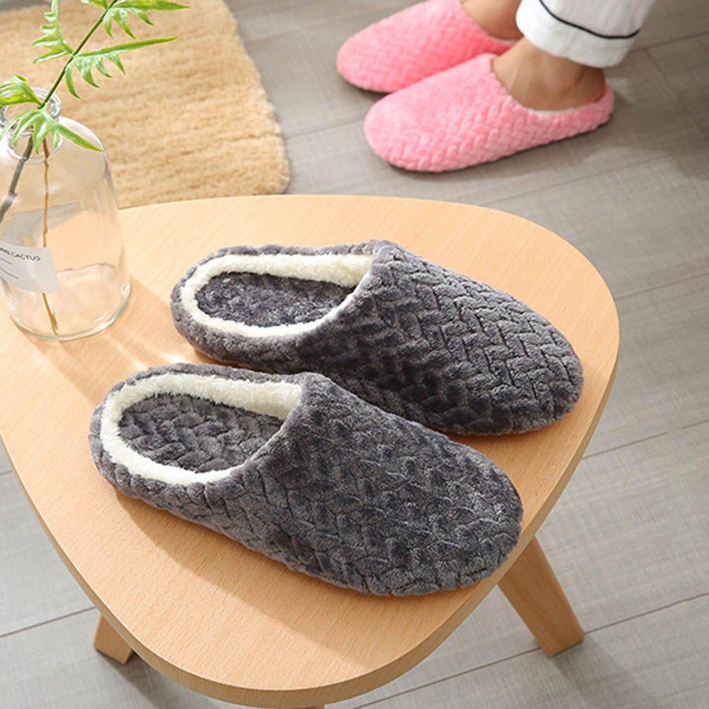 Dép Đi Trong Nhà Giữ Ấm Thời Trang Cho Nam Nữ