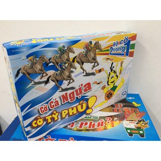 Cờ 2 in 1 ( cờ cá ngựa - cờ tỷ phú )