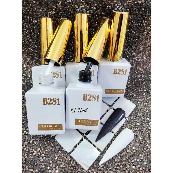 Sơn Gel Đen - Trắng B281
