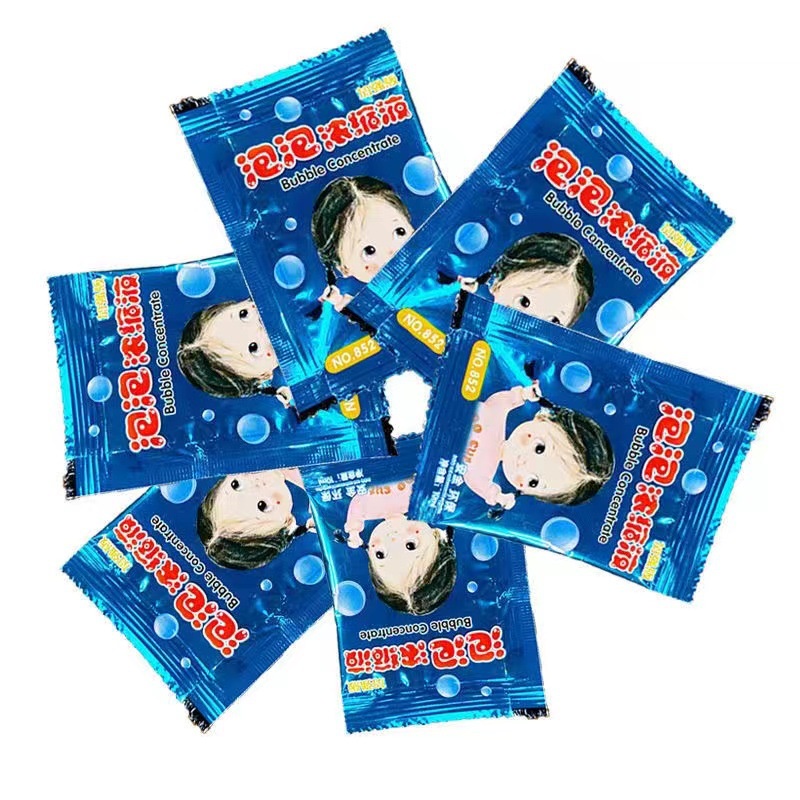 Combo 10 gói Dung Dịch Xà Phòng - Dành Cho Súng Bắn Bong Bóng Siêu Đậm Đặc