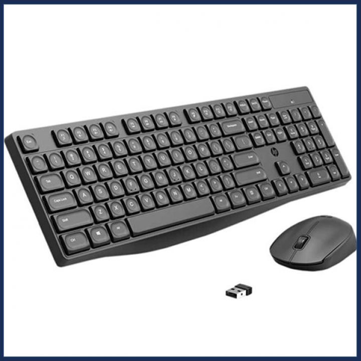 Bộ phím chuột không dây HP CS10 Silent Office - Bảo hành chính hãng 12 tháng