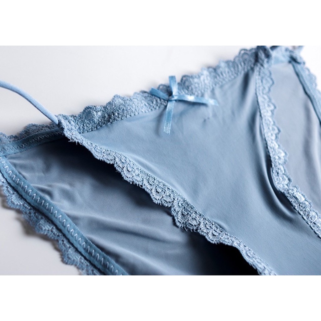 Quần Lót Lụa Sữa Dây Mảnh Sexy Siêu Mát Co Giãn Nhiều