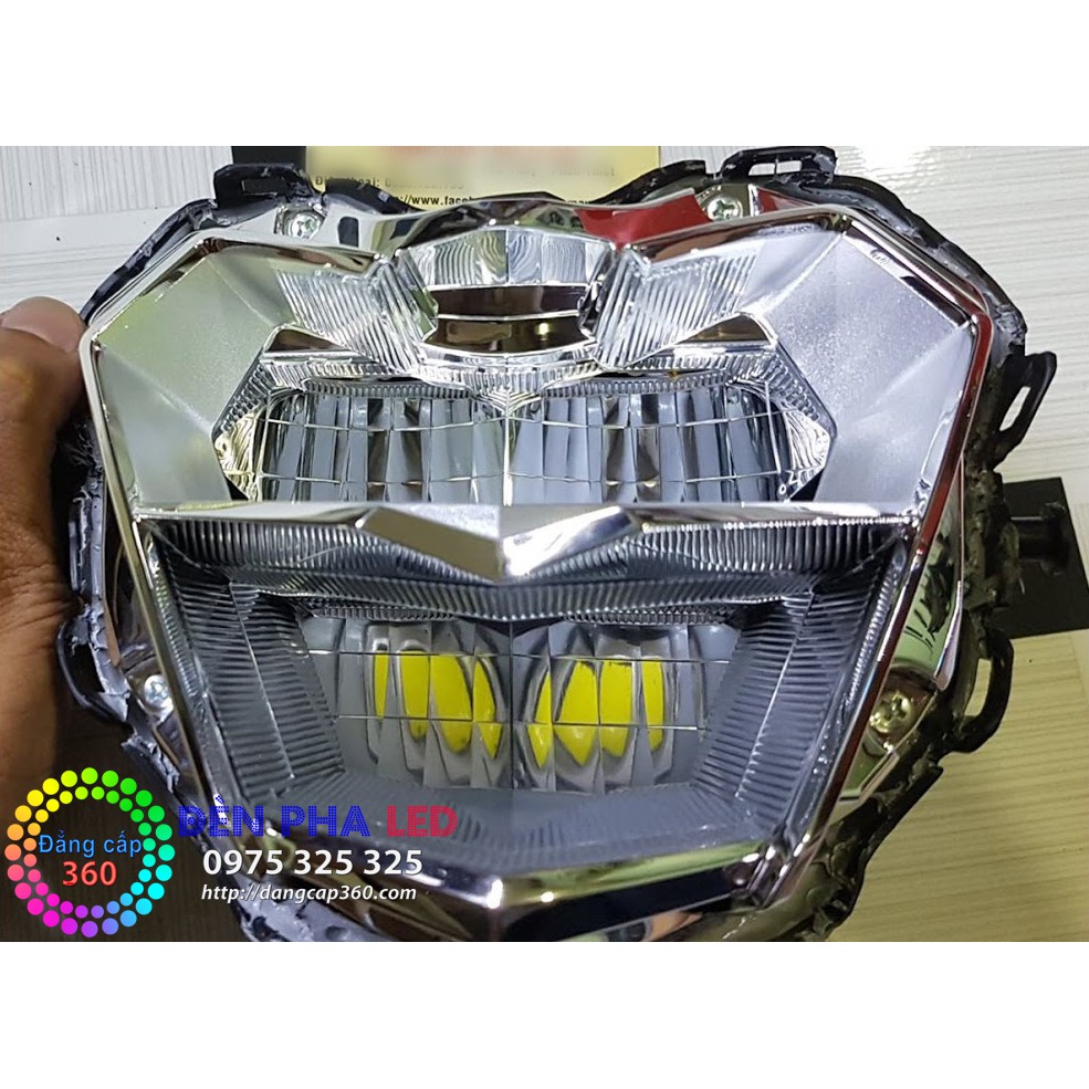 Nâng cấp pha led 2 tầng Winner 150 - OlightVN