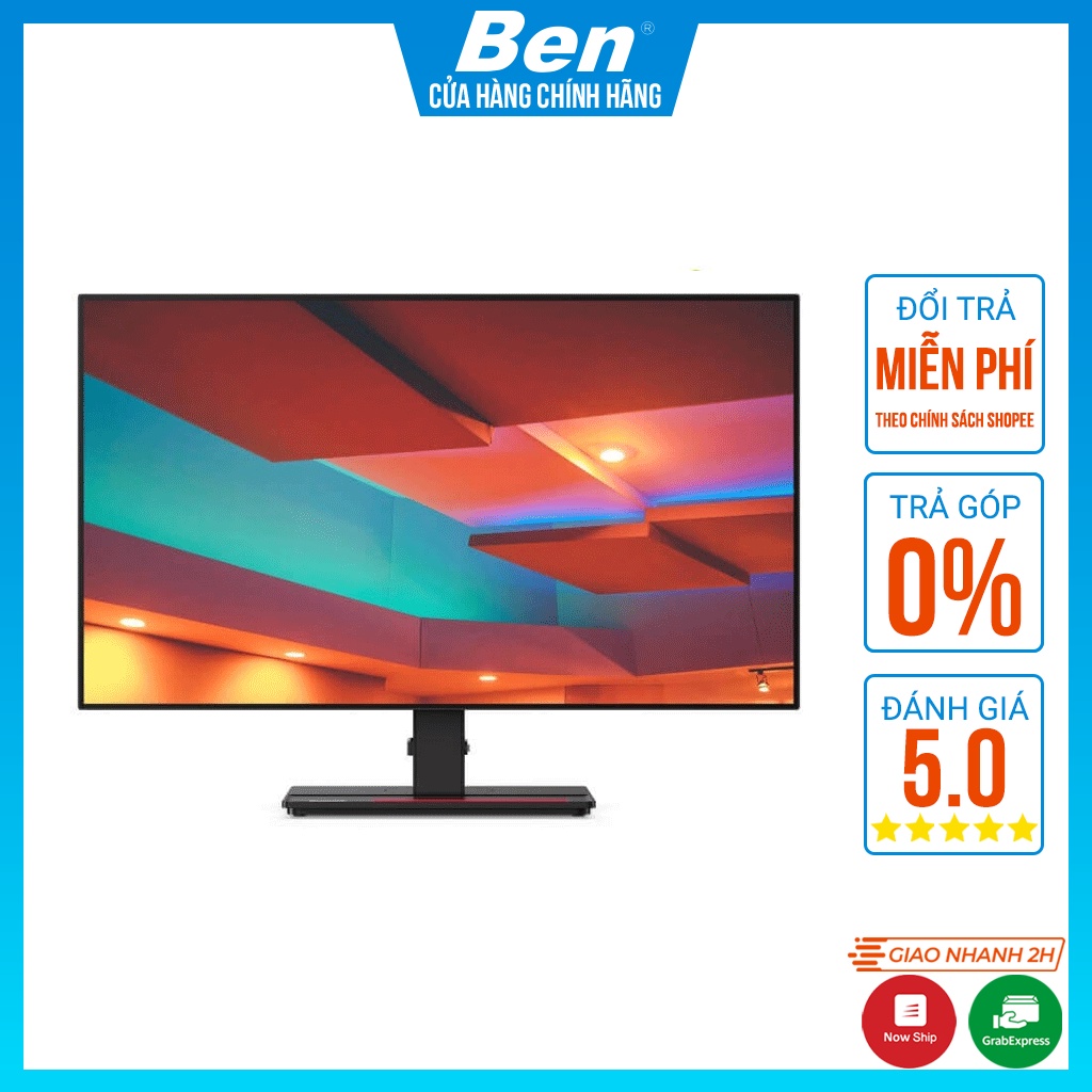 Màn hình máy tính Lenovo ThinkVision P24h-20 23.8 QHD Type-C Monitor_61F4GAR1WW - Hàng chính hãng
