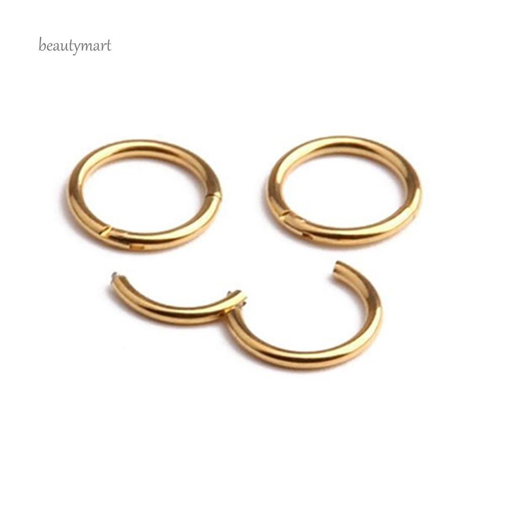 Xỏ khuyên tròn bằng thép không gỉ thời trang
