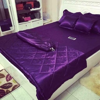 Bộ ga phi lụa 4 món không kèm mền mềm mát