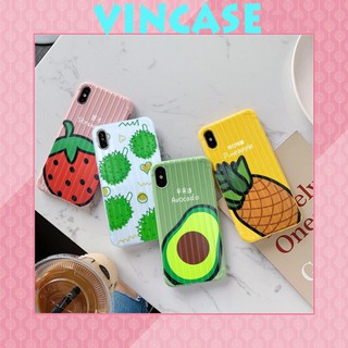 Ốp iphone - Ốp lưng Hoa quả xinh sọc 6/6s/6plus/6s plus/7/8/7plus/8plus/x/xs/xs max/11/11pro max - VinCase
