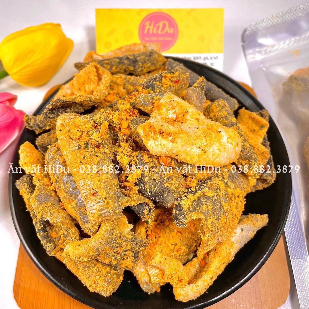 Da cá hồi trứng muối hoàng kim thơm ngậy giòn tan