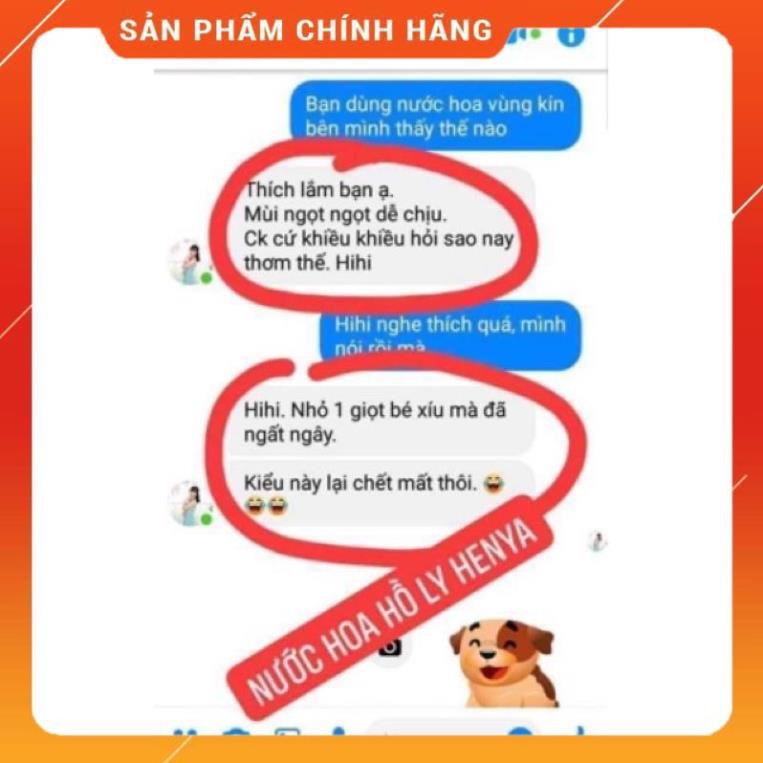 NƯỚC HOA VÙNG KÍN HENYA  - NƯỚC HOA HỒ LY