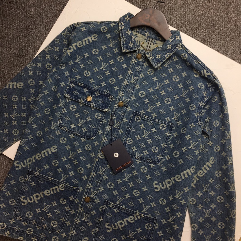 Áo Jeans Supremee x LouisVuitonn  FW21