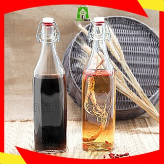 Chai thủy tinh Bormioli Rocco Swing 1l