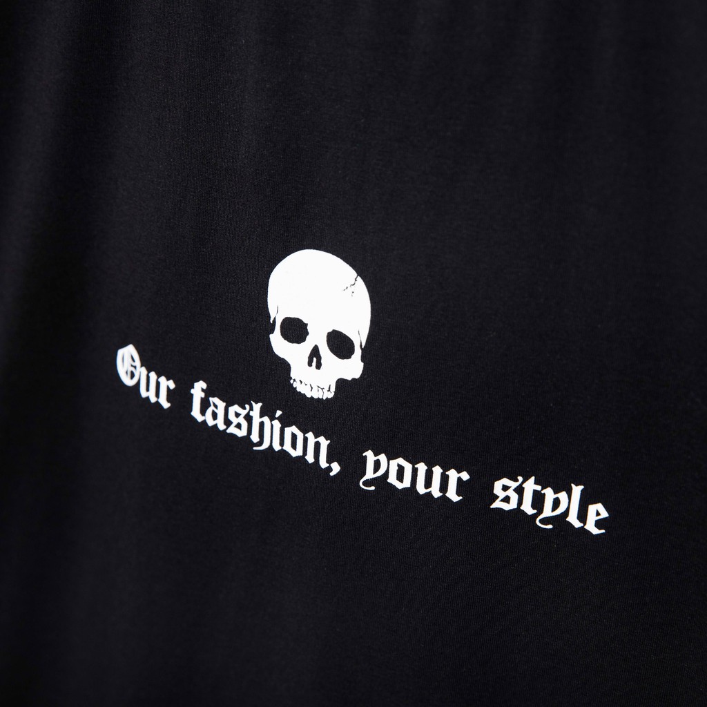 Áo thun unisex SLG Simple Black đến từ Amphibious 100% Cotton - Phân phối bởi SkullStore Local Brand Chính Hãng Việt Nam