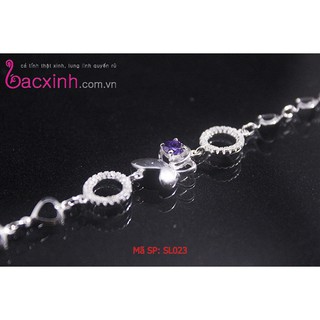Lắc tay bạc Ý Bạc xinh - Hồ điệp SL023