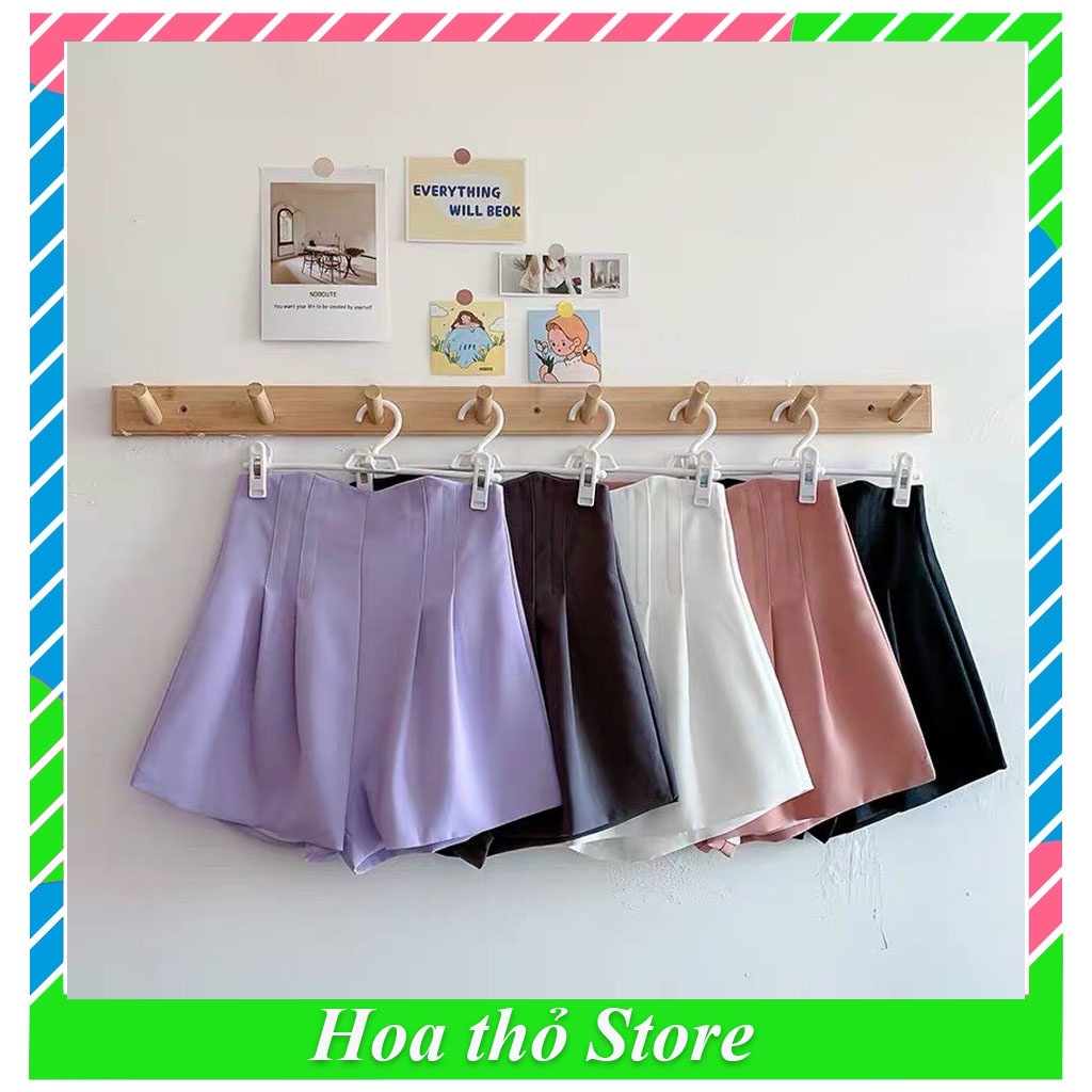 Quần Short Lưng Cao Thiết Kế,quần đùi ống loe hàng đẹp