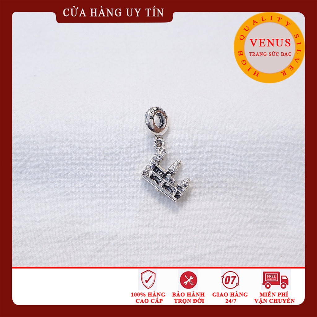 [Charm bạc 925 cao cấp] Charm lâu đài cổ tích- Mã sản phẩm VENUST20