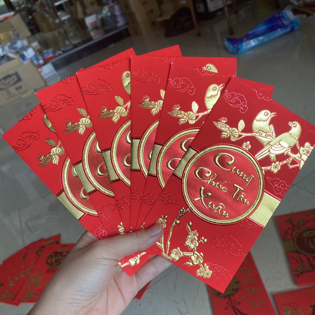 Set 6 Lì Xì  Tết Cổ Truyền