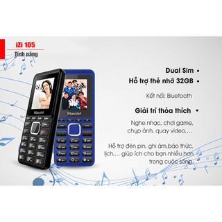 Điện thoại Masstel IZI 105