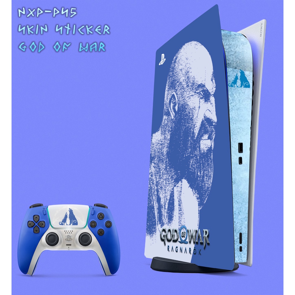 Miếng dán máy ps5 God of War Ragnarok mới nhất - hoặc làm theo yêu cầu