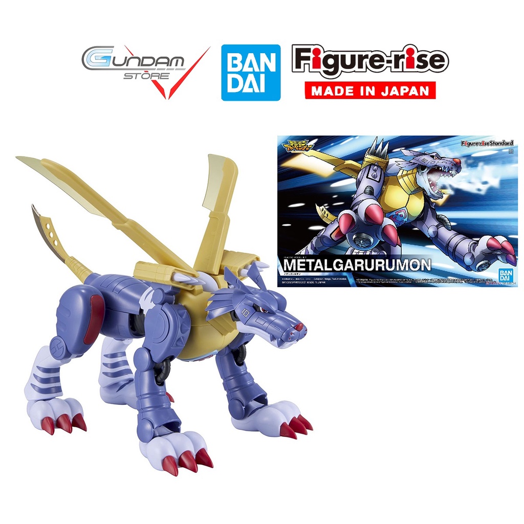 Mô Hình Lắp Ráp METALGARURUMON Bandai Figure Rise Standard Đồ Chơi Anime Nhật