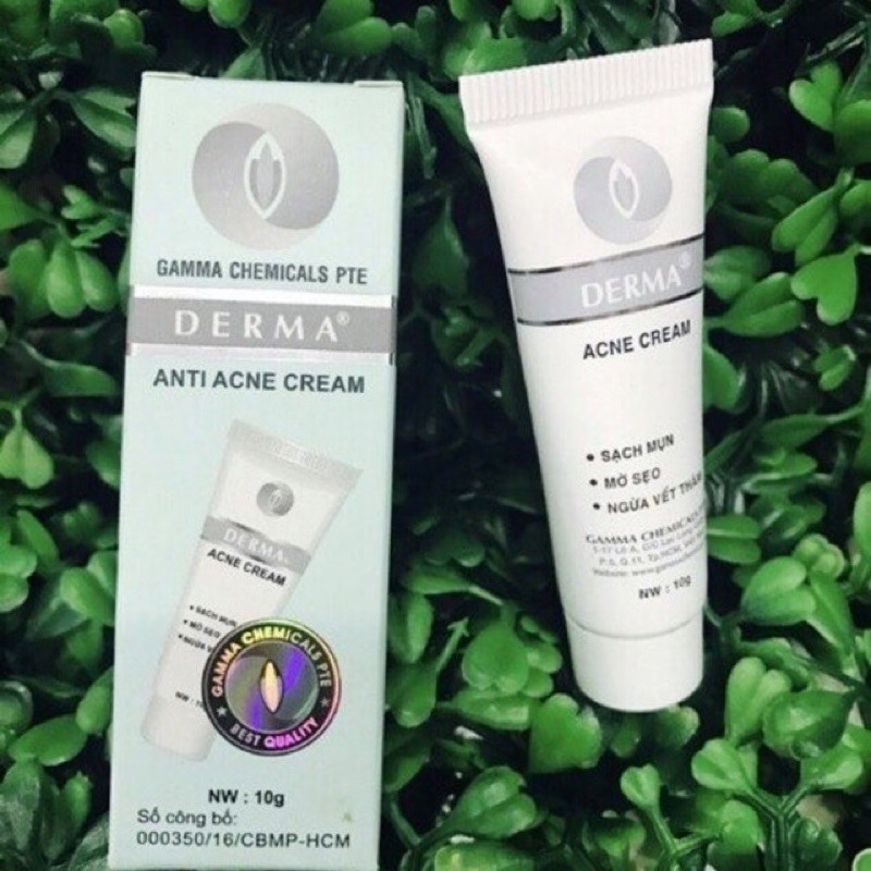 Derma Anti Acne Cream - kem ngăn ngừa và chống mụn - 10gram