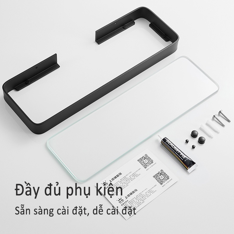 GuanChuang Kệ Kính Gắn Tường Không Cần Khoan Để Đựng Đồ Trong Phòng Tắm