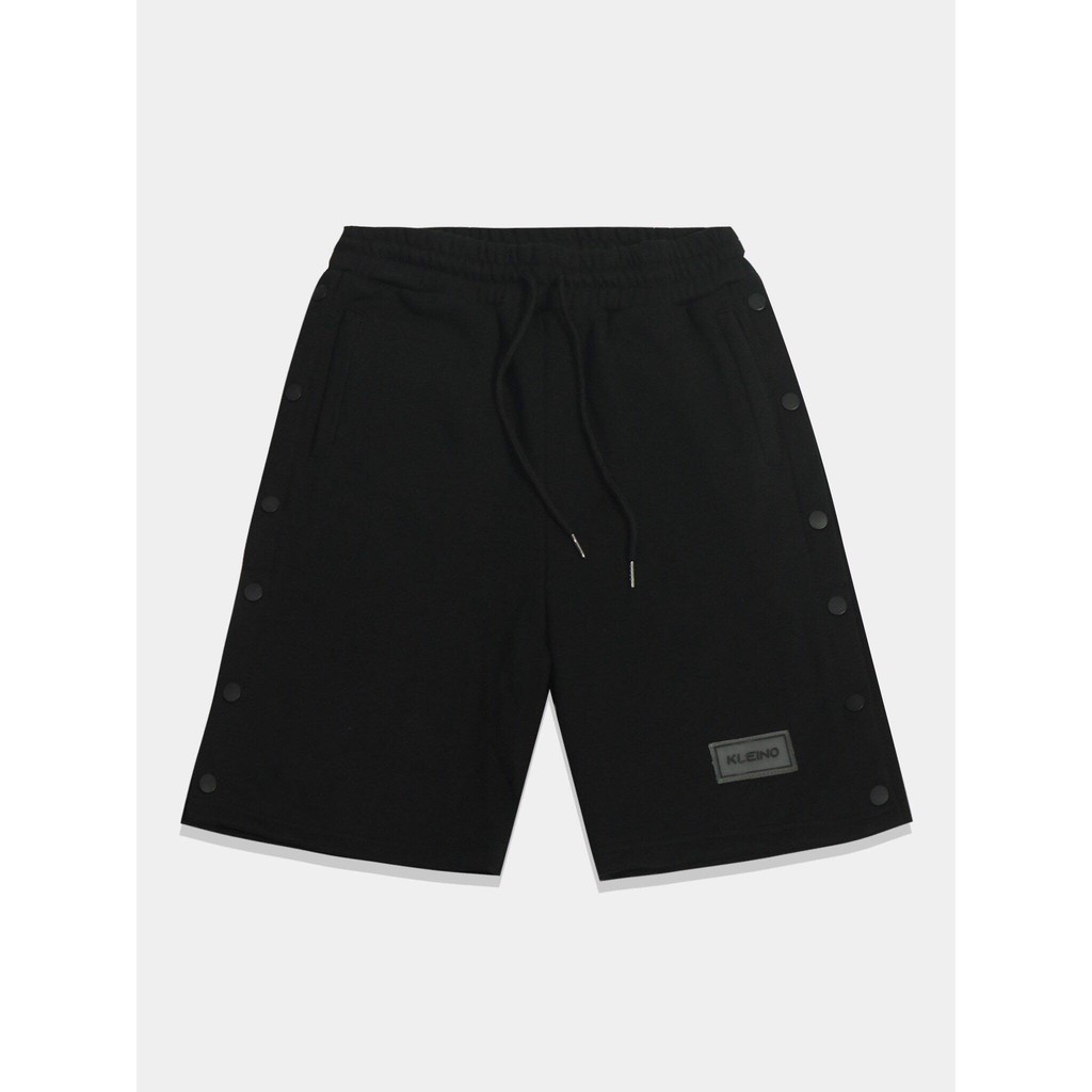 Quần short nam KLEINO BLACK BUTTON SHORT
