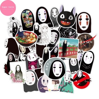 Stickers hoạt hình Vô Diện phim Spirited Away Ghibli Nhật Bản 50 miếng