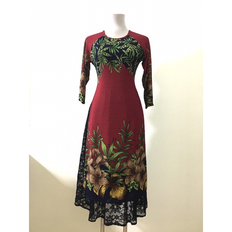 Đầm váy cách tân dáng xoè trung niên