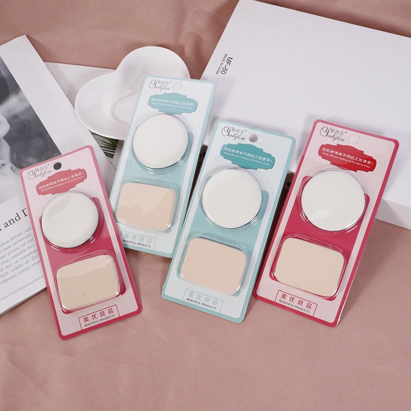 [Hàng mới về] Mút xốp trang điểm phấn sử dụng cả ướt và khô tiện lợi