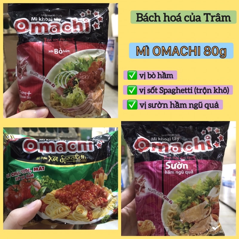 Mì ăn liền Omachi 80g