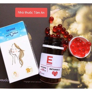 Vitamin E Đỏ Nga Lumi 400mg mẫu mới nhất
