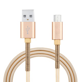 Cáp bọc lò xo chống đứt sạc nhanh cao cấp bagi micro usb